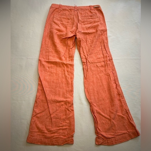 ANTHROPOLOGIE PILCRO Linen Women’s Pants, Flared Leg, Size 4 - Picture 6 of 8